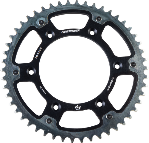 FIRE POWER Hybrid Rear Sprocket - FPH-8000-50-BLK