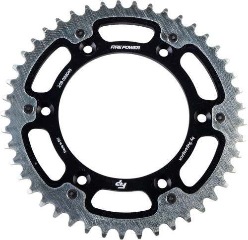 FIRE POWER Hybrid Rear Sprocket - FPH-990-45-BLK
