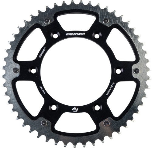 FIRE POWER Hybrid Rear Sprocket - FPH-990-51-BLK
