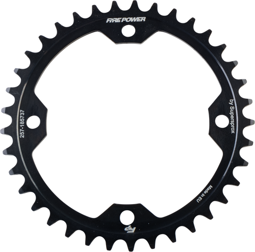 FIRE POWER Rear Steel Sprocket - FPS-1857-37-BLK