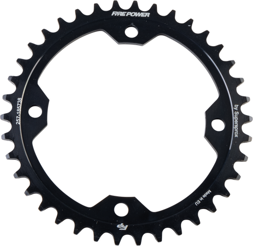 FIRE POWER Rear Steel Sprocket - FPS-1857-38-BLK