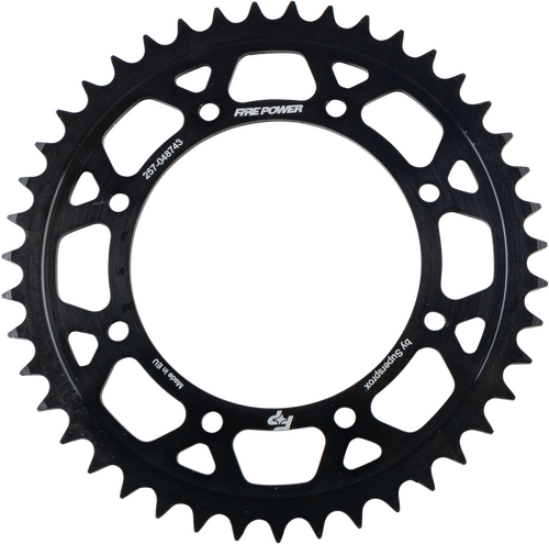 FIRE POWER Rear Steel Sprocket - FPS-487-43-BLK