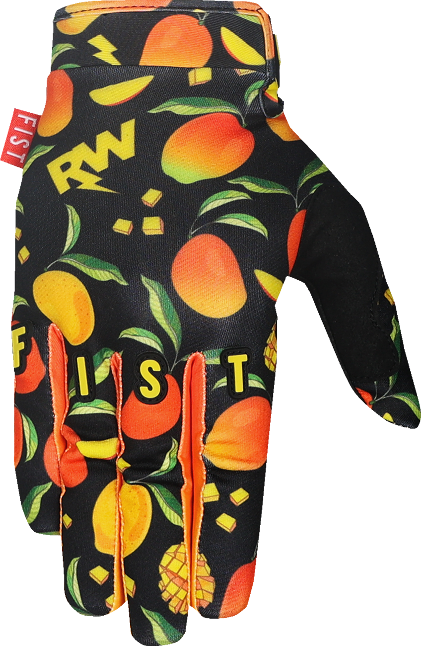FIST HANDWEAR Youth Strapped R-Willy Red Label Mango Madness Gloves (Ages 8-14)