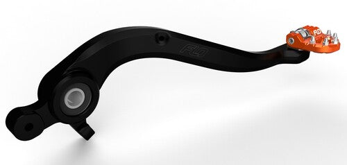 FLO MOTORSPORTS Folding Tip Brake Pedals - MXBP-523 ORG