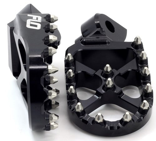 FLO MOTORSPORTS Pro Series Footpegs - FPEG-801BLK