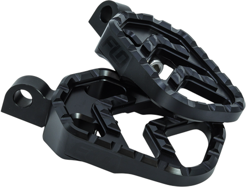 FLO MOTORSPORTS Savage Series Footpegs M8 Softail - V-800-5BLK