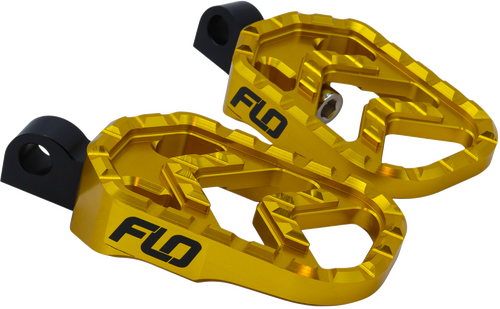 FLO MOTORSPORTS Savage Series Footpegs - V-800GLD