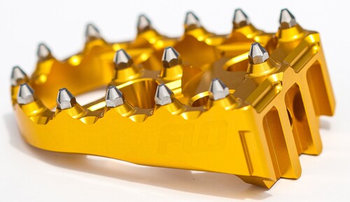 FLO MOTORSPORTS Touring Brake Pedal - HDBP-805-TIP GOLD
