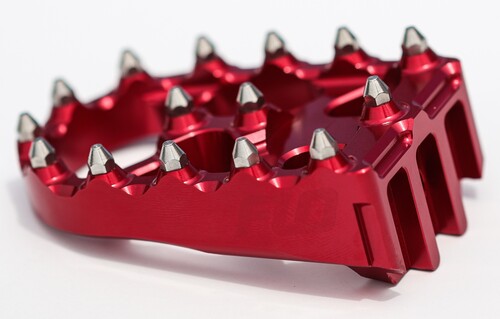 FLO MOTORSPORTS Touring Brake Pedal - HDBP-805-TIP RED