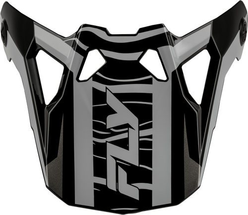 FLY RACING FORMULA CP CHARGE VISOR BLACK/GREY/LIGHT GREY XL-2X - 73-0060VX