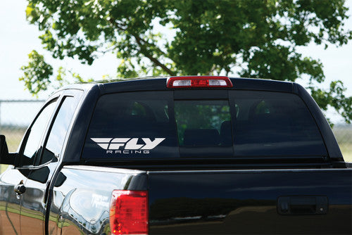 FLY RACING Logo Decals/Stickers - 20" FLY RACING TDC W