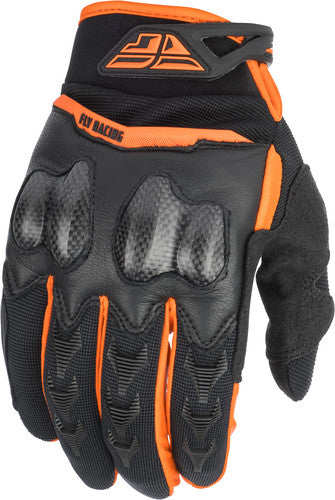 FLY RACING PATROL XC GLOVES ORANGE/BLACK SZ 08