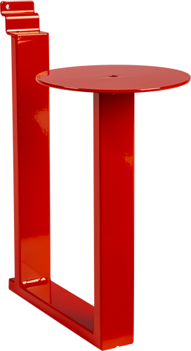 FLY RACING Slatwall Helmet Holder - HELMET HOLDER RED