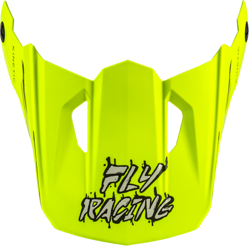 FLY RACING YTH KINETIC SURGE HELMET VISOR GREY/HI-VIS YS-YL - 73-8725VY