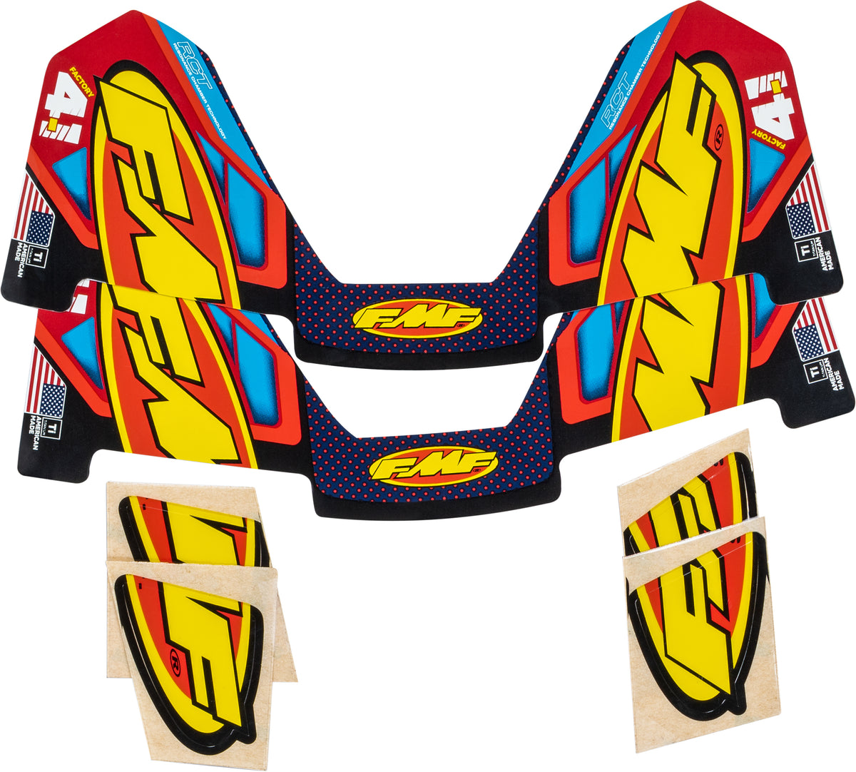 FMF 4 Stroke Muffler Decals - 014838