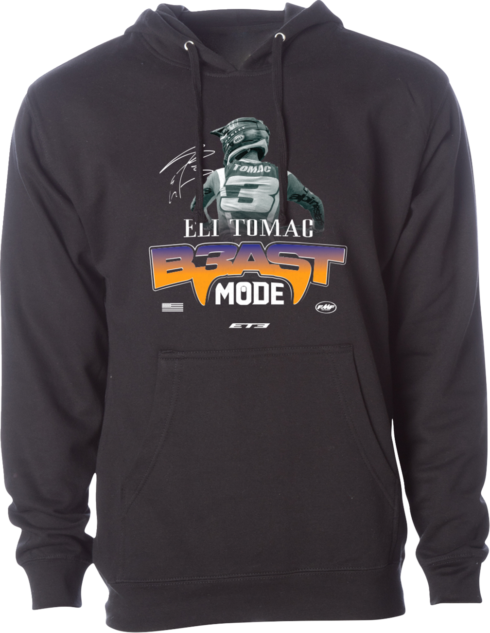FMF Beast Mode Hoodie - Black / XL 3050-7286