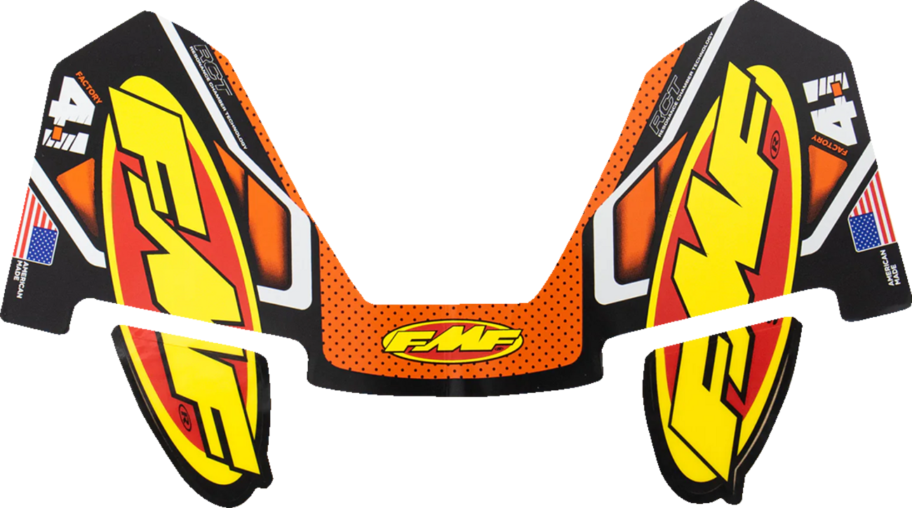 FMF Exhaust Replacement Decal - Exhaust Replacement Decal / 4.1 / Colorways Orange 4320-2455