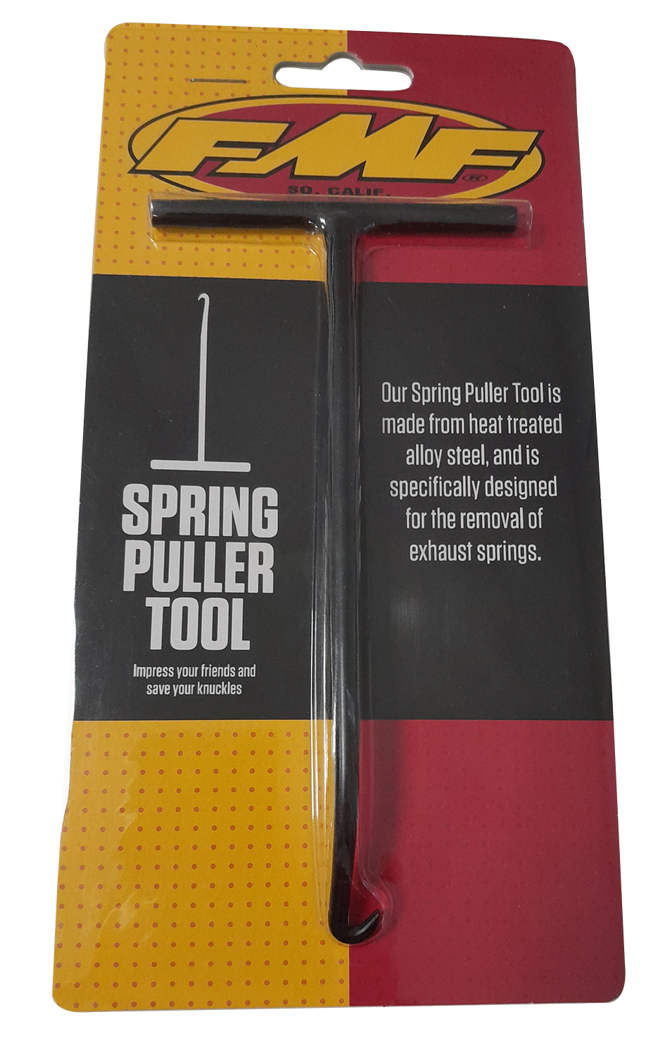 FMF Exhaust Spring Puller Tool - Puller Tool / Exhaust Spring / T-Handle / Black FMF011231