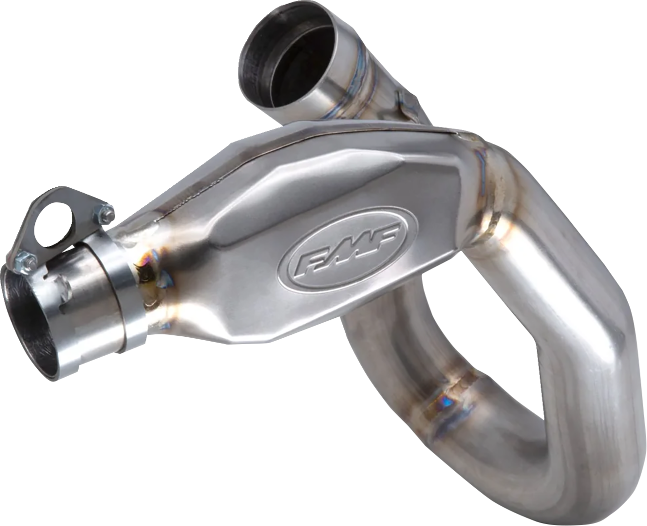 FMF MegaBomb Head Pipe - Titanium / Desmo 450 1822-0663