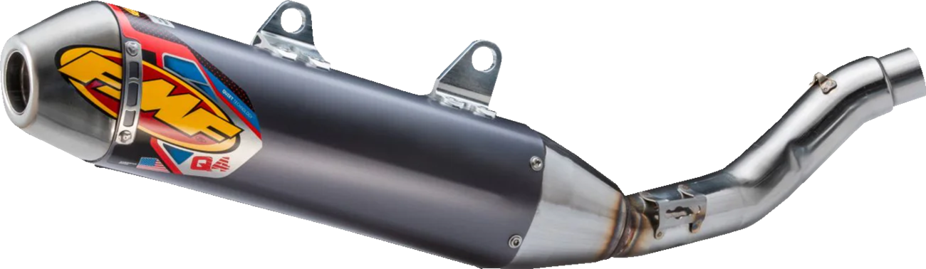 FMF Q4 Hex S/A Slip-On Muffler - Desmo 450 1821-2307