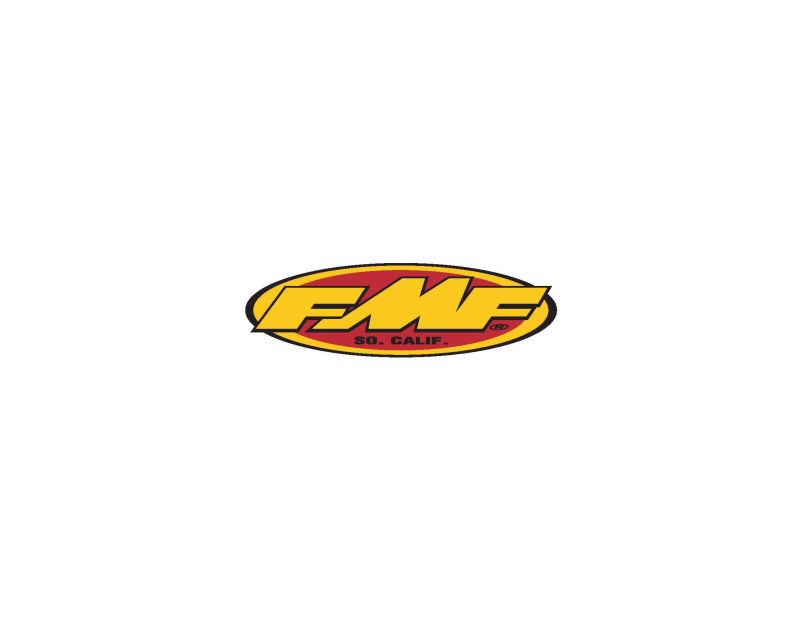 FMF Racing 5In Jersey Sticker (Yel/Red) (Individual) - 010597