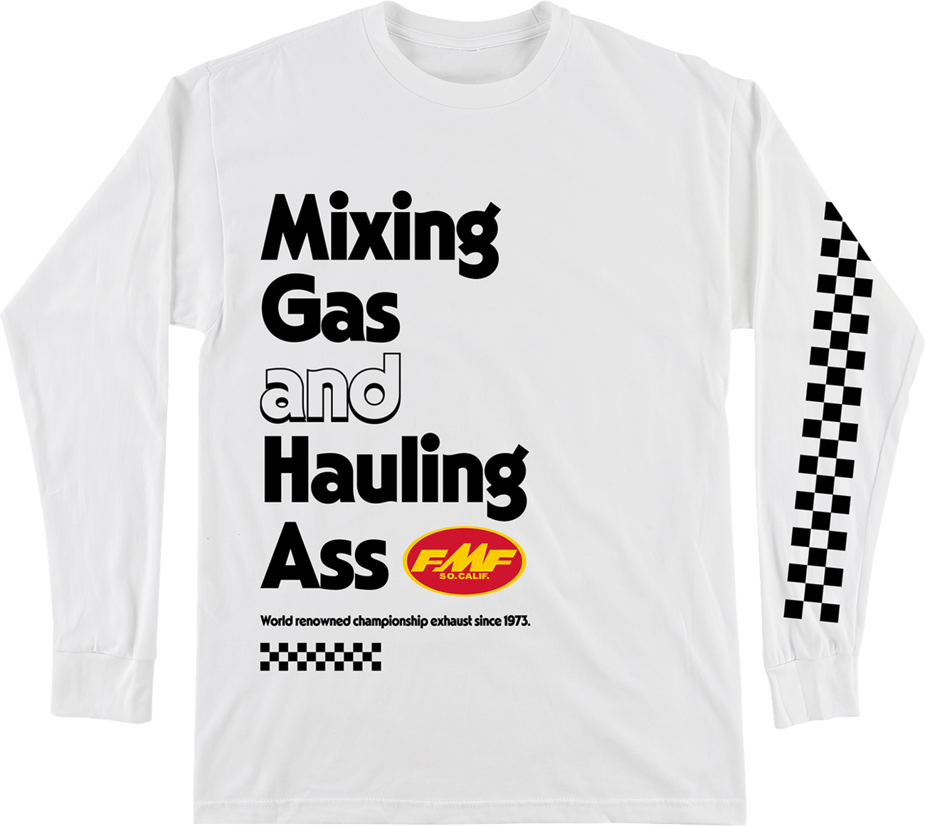 FMF World Famous Long-Sleeve T-Shirt - White / Large 3030-24807