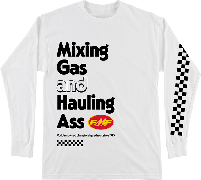 FMF World Famous Long-Sleeve T-Shirt - White / Large 3030-24807