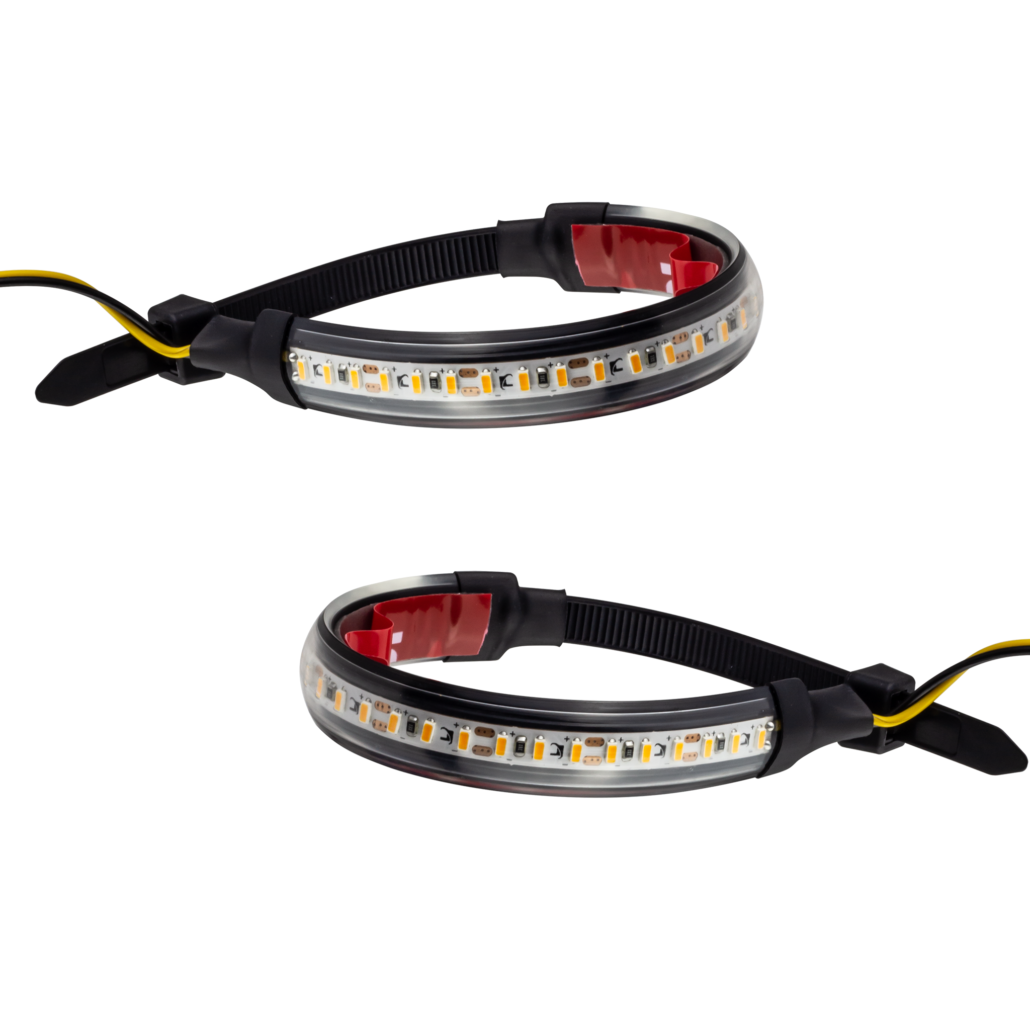 Eagle Lights Fork Turn Signals - Wrap Around - For 42MM - 60MM Fork Tubes