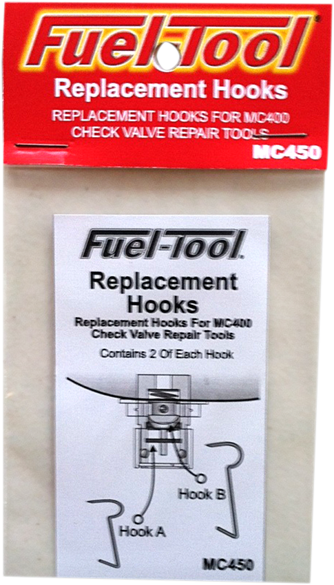 FUEL-TOOL Replacement Hooks - Fuel Check Valve / 4 Pack 3850-0261