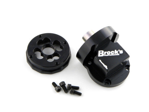 Brock's Performance Oil Filter Relocator - 2001-2025 Suzuki GSX-R1000, 2001-2025 Suzuki GSX-R1000R, 1997-2020 Suzuki GSX-R600, 1996-2020 Suzuki GSX-R750, 1999-2026 Suzuki Hayabusa - 250751