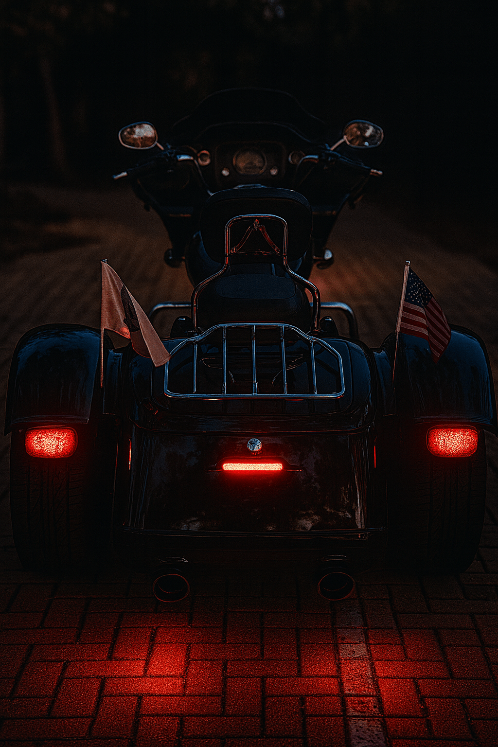 Eagle Lights Strobe LED Squareback Brake Light Kit for Harley-Davidson® Freewheeler / Road Glide 3 Models