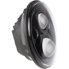 Eagle Lights 7" LED Headlight for Harley-Davidson® and Indian® Motorcycles - Black / Generation II