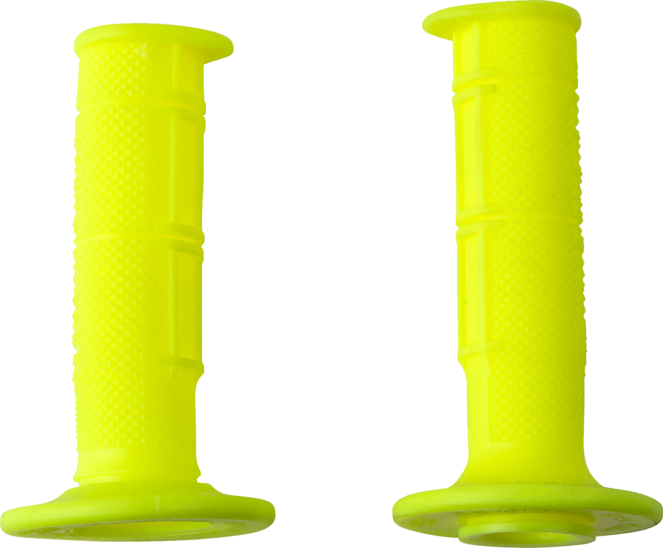 G2 ERGONOMICS CORP. Domino Victor Half Waffle Grips - Fluorescent Yellow 0630-2382