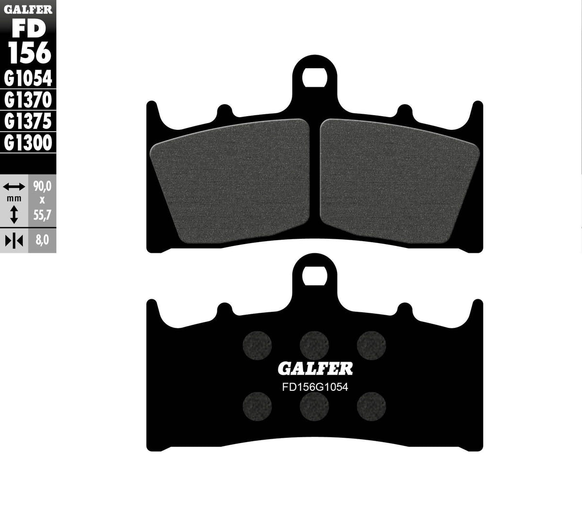 GALFER G-Semi-Metallic Brake Pads - FD156G1054