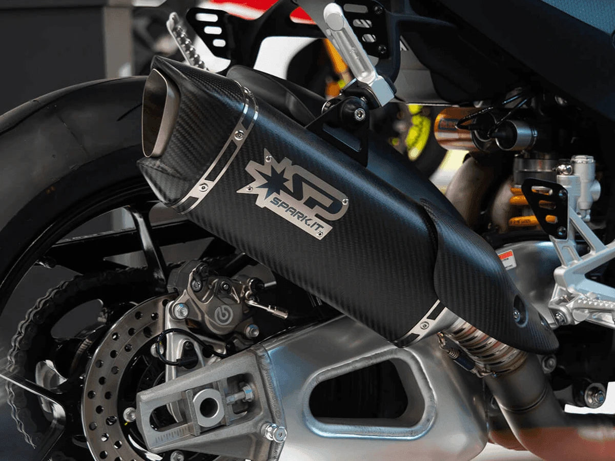 Spark Aprilia RSV4 "Force Evo Carbon" Titanium Semi-Full Exhaust (*w/De-Cat Pipe) (2026-2026)