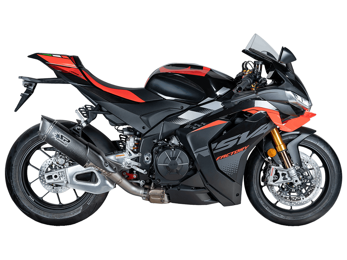 Spark Aprilia RSV4 "Force Evo Carbon" Titanium Semi-Full Exhaust (*w/De-Cat Pipe) (2026-2026)