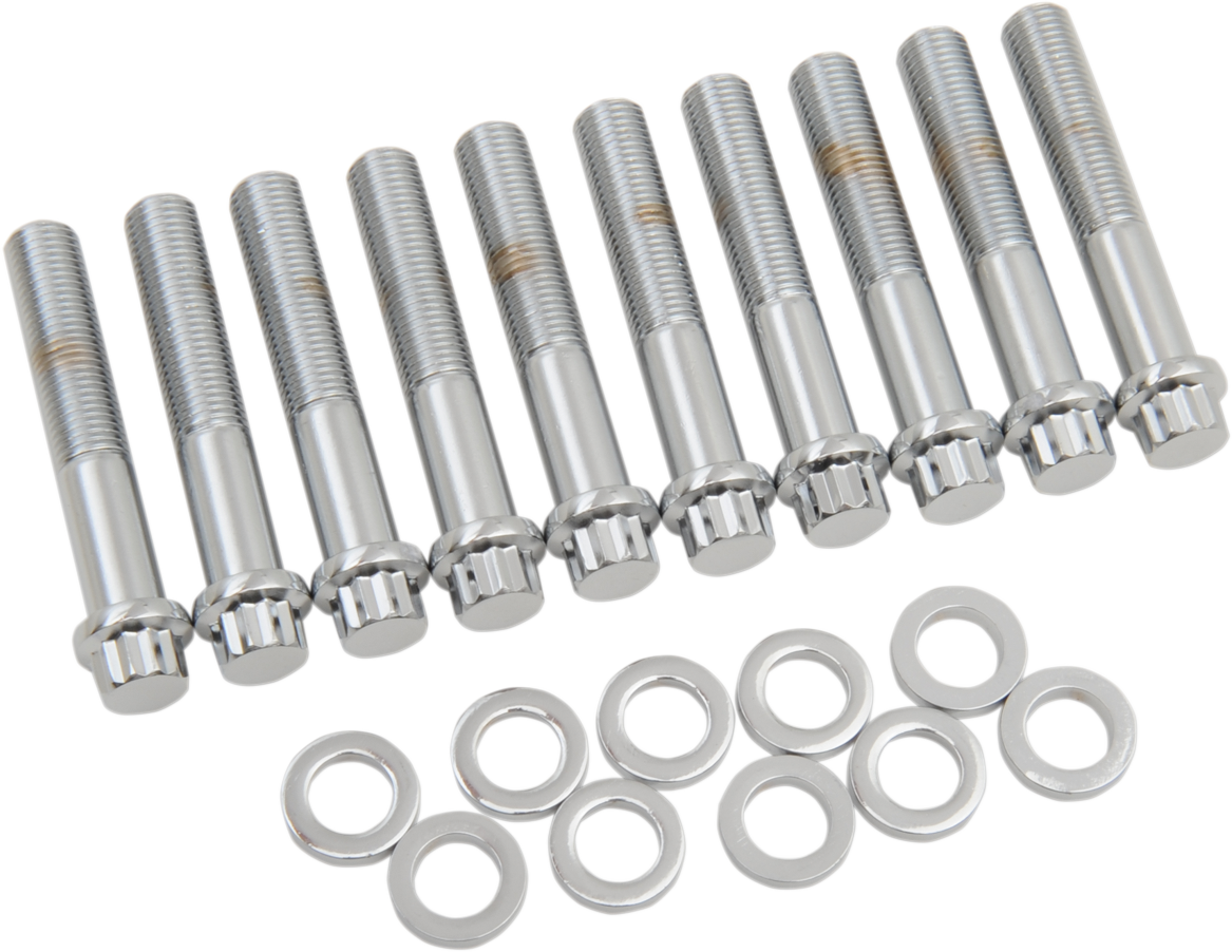 GARDNER-WESTCOTT Head Bolt Set - Knurled/12-Point Flange DS-190796