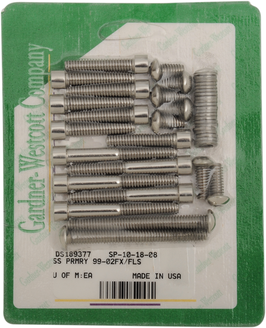GARDNER-WESTCOTT Primary Cover Bolt Kit