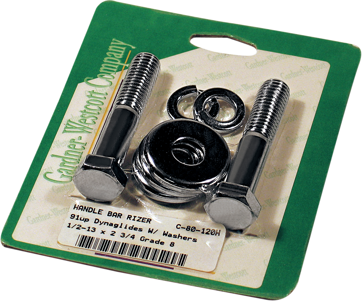 GARDNER-WESTCOTT Riser Mounting Bolt Set - Riser Bolts / 1/2"-13 x 2-3/4" 2401-0293