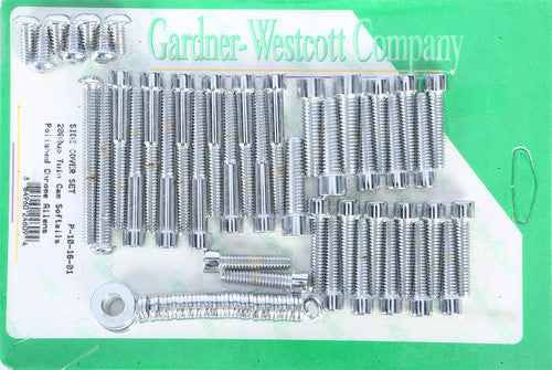 GARDNERWESTCOTT Big Twin Cam & Primary Cover Set - P-10-16-01