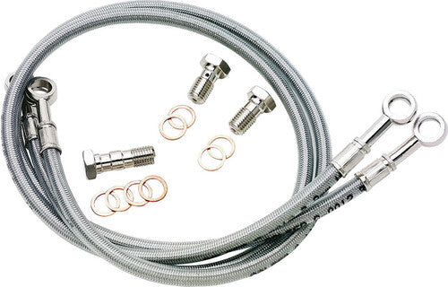 GBRAKES BRAKE LINE FRONT SILVER KAW - FK003D445-3