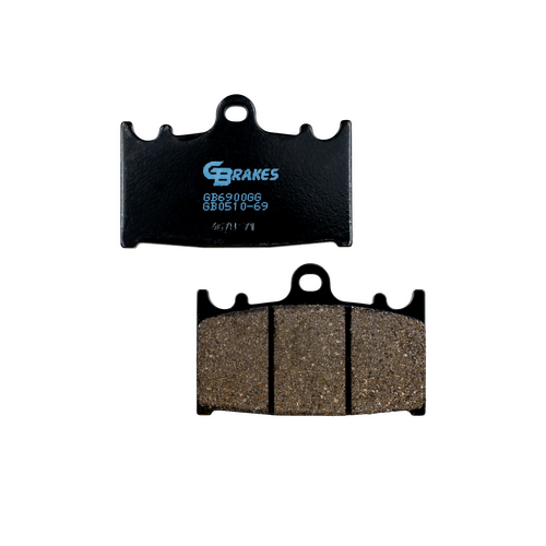 GBRAKES BRAKE PADS SEMI METALLIC - GB0510-69