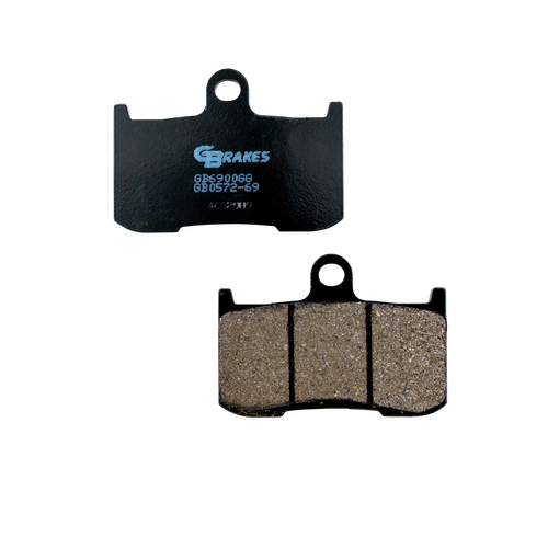 GBRAKES BRAKE PADS SEMI METALLIC - GB0572-69