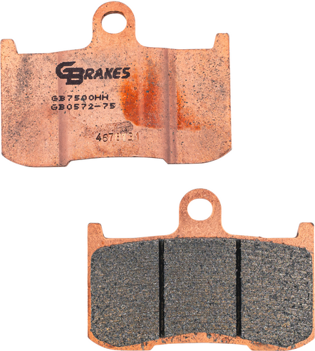 GBRAKES BRAKE PADS SINTERED CERAMIC - GB0572-75