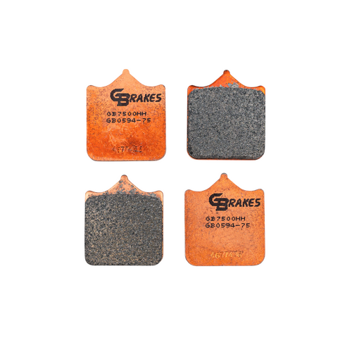 GBRAKES BRAKE PADS SINTERED CERAMIC - GB0594-75