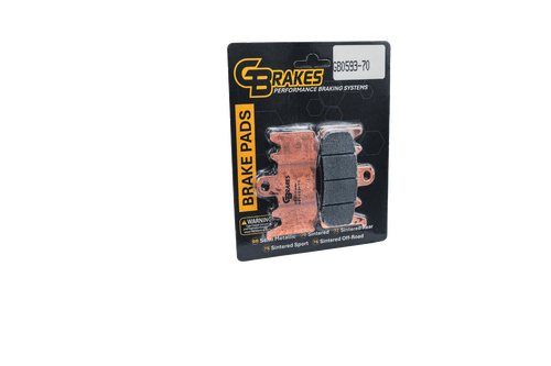 GBRAKES REAR BRAKE PAD HH SINTERED COMPOUND - GB601-72