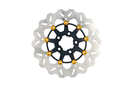 GBRAKES WAVE Colored Brake Rotors - GBDU076