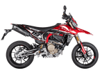 Spark Ducati Hypermotard 698 "Double Force Evo Carbon" Slip-On Exhaust (2024-2026)