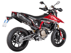 Spark Ducati Hypermotard 698 "Double Force Evo Carbon" Slip-On Exhaust (2024-2026)
