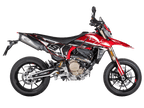 Spark Ducati Hypermotard 698 "Double Force Evo" Slip-On Exhaust (2024-2026)